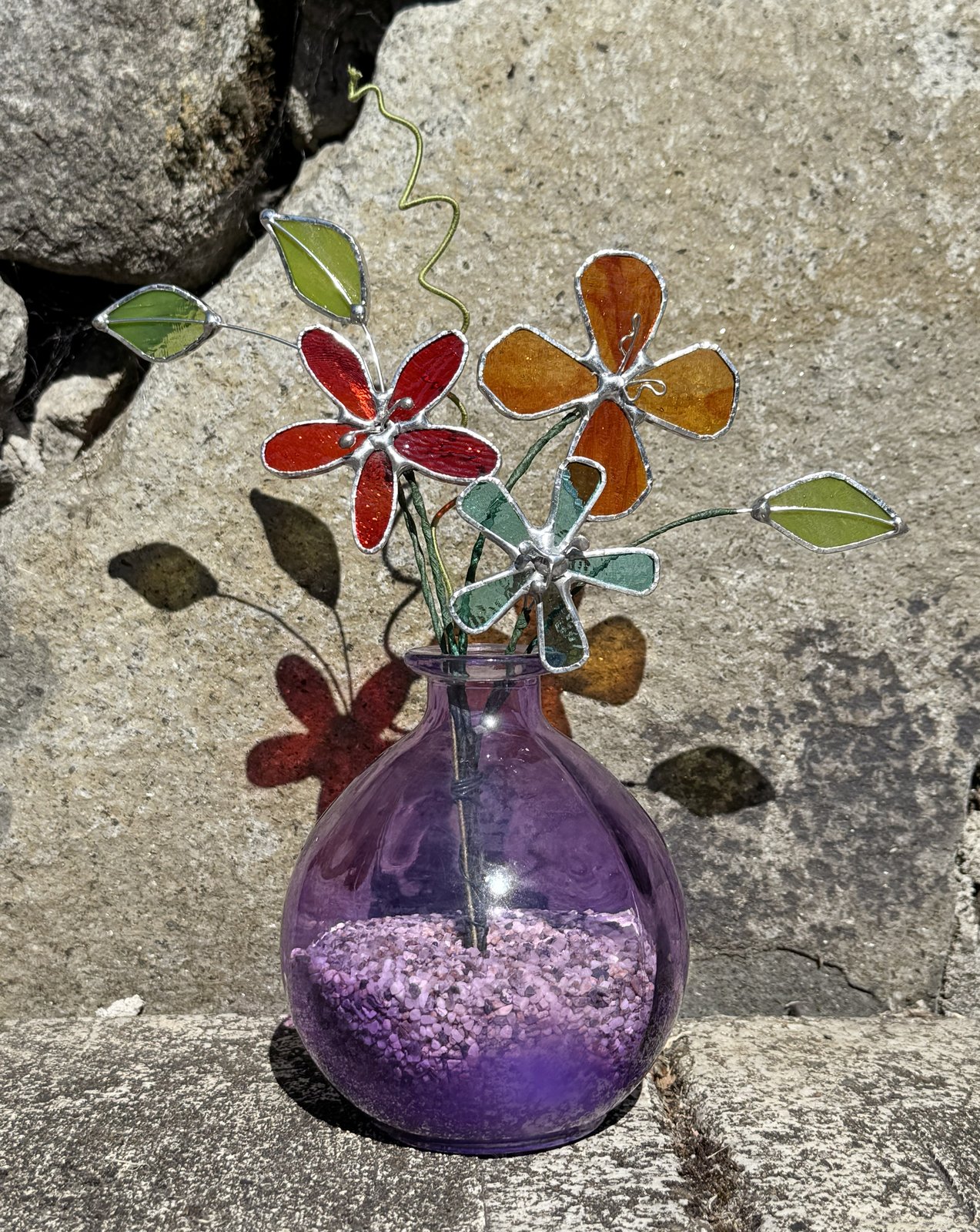 Stained Glass Fall Florals with Cait