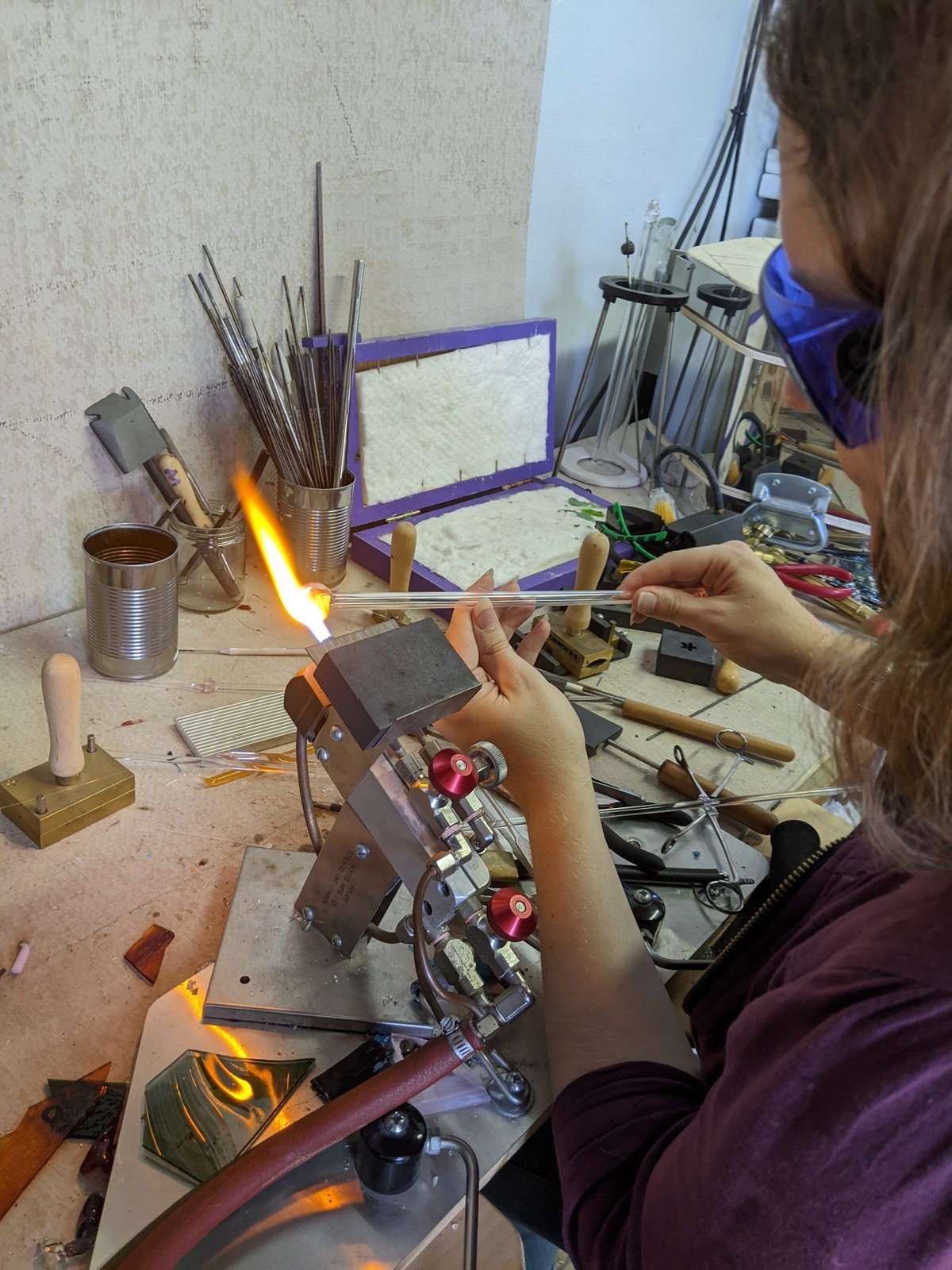 Intro to Soft Glass Torch Work with Dr. Glass