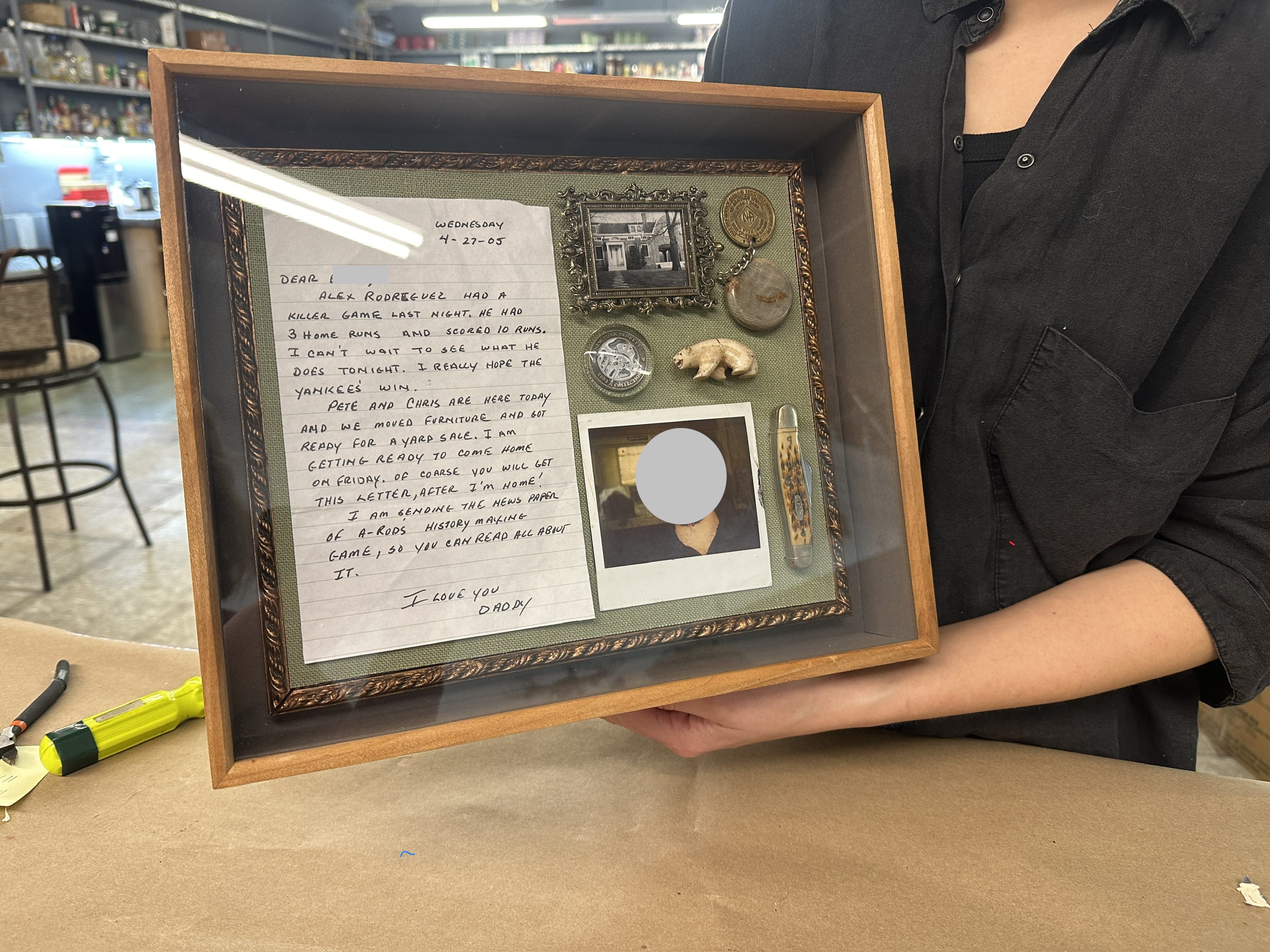 Shadowbox Framing Class with Jenelle