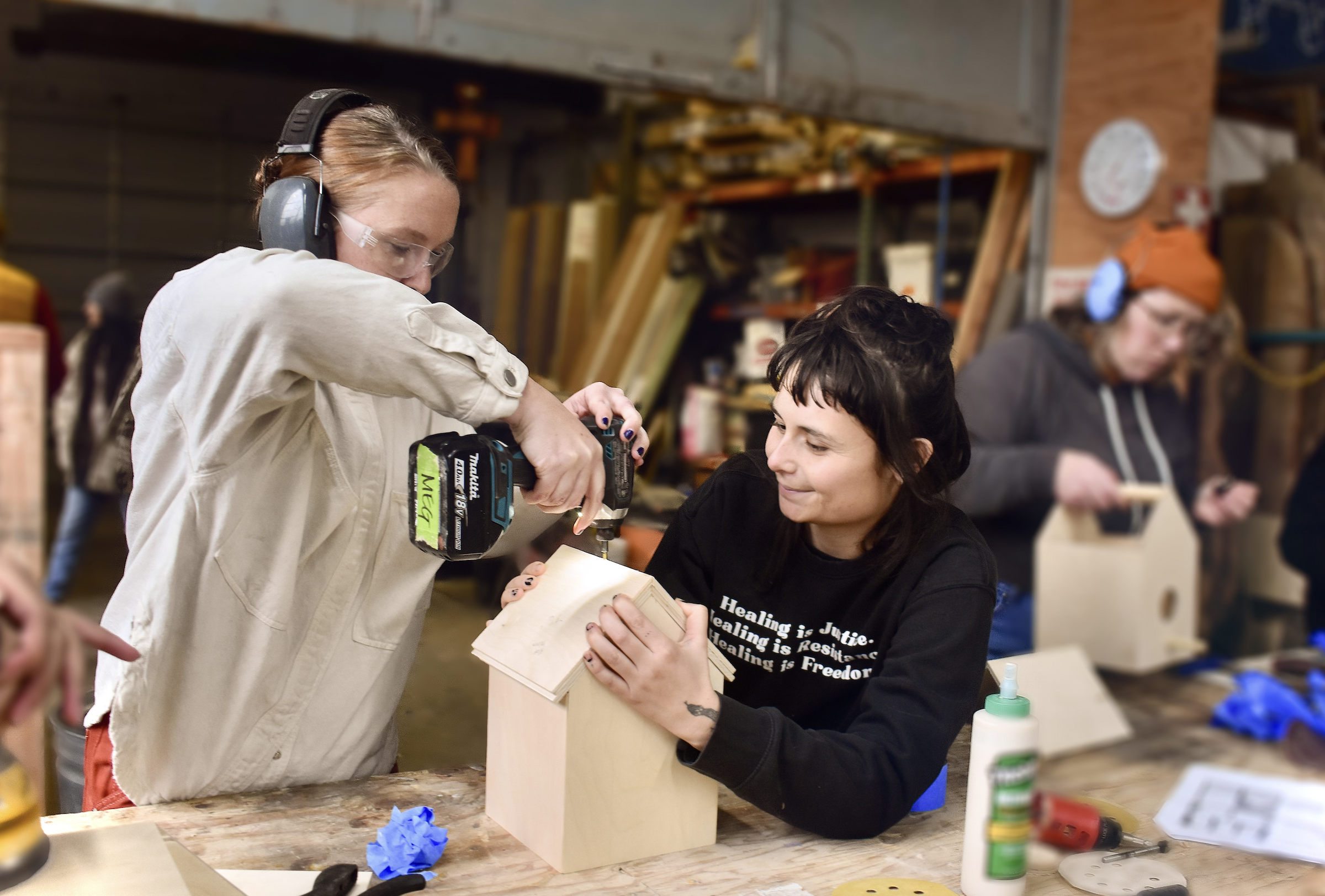 Woodworking: Intro to Woodworking for Women, Femmes and Thems - 11/23 - 11/24